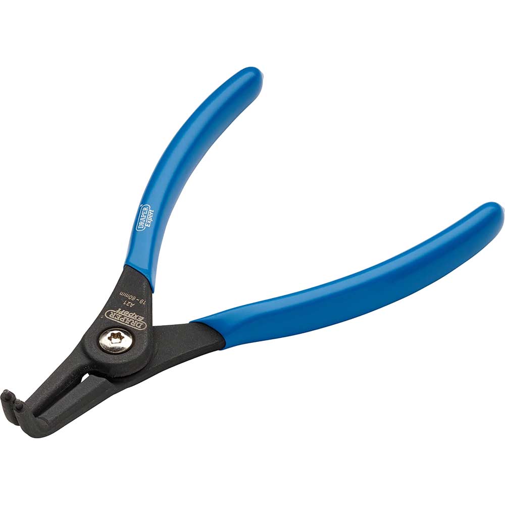 Image of Draper Expert Bent External Circlip Pliers 19mm - 60mm