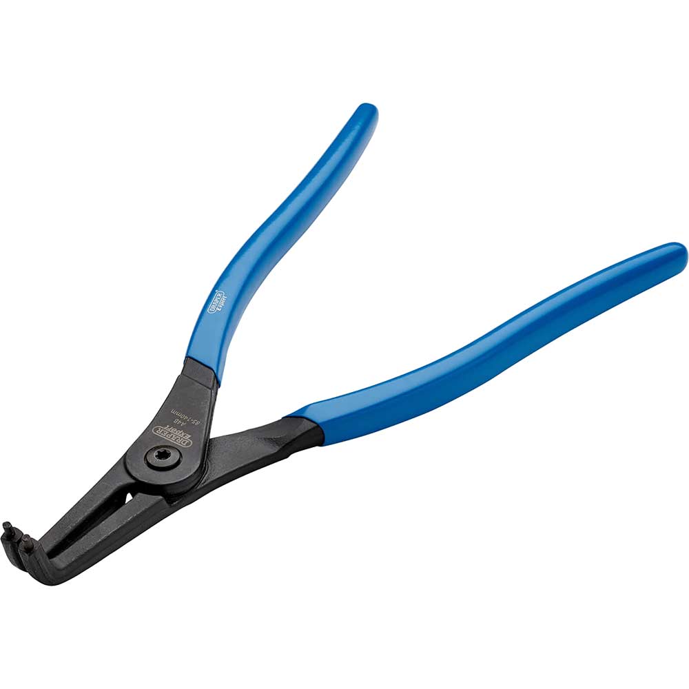 Image of Draper Expert Bent External Circlip Pliers 85mm - 140mm