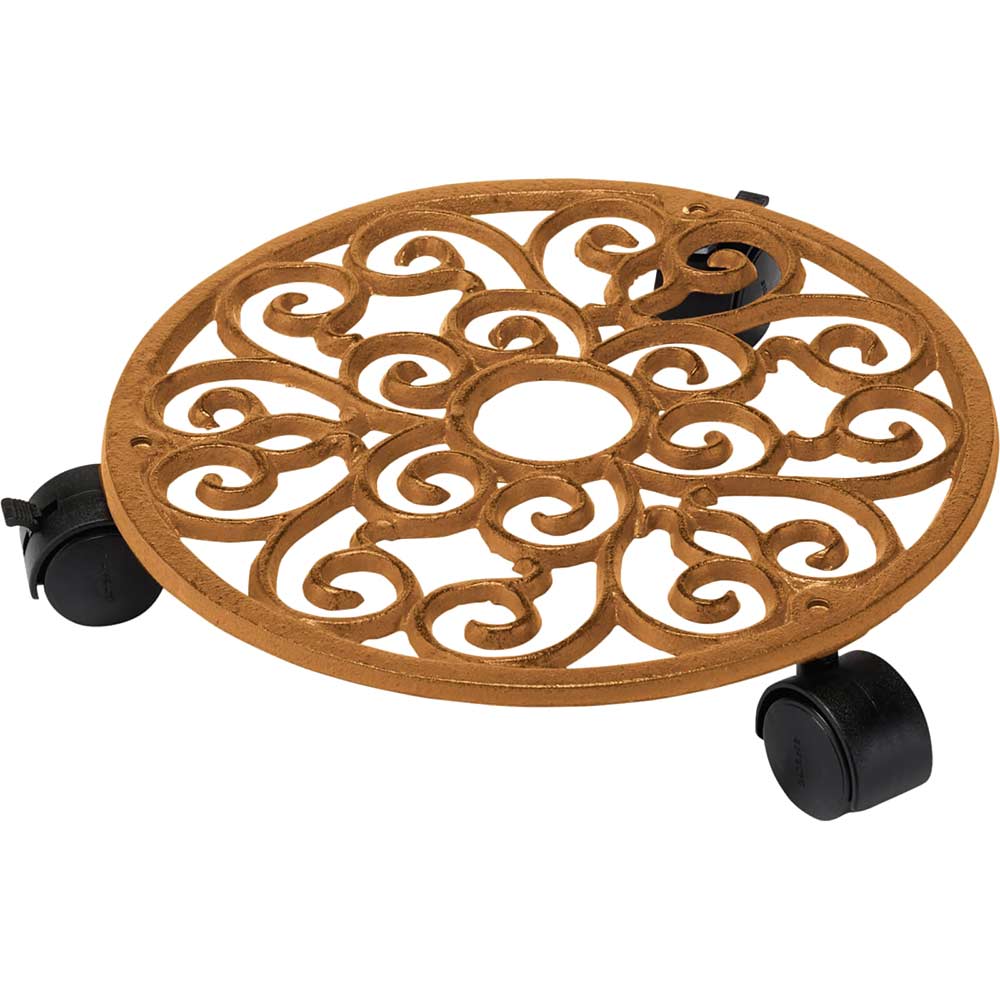 Draper Cast Iron Plant Pot Caddy