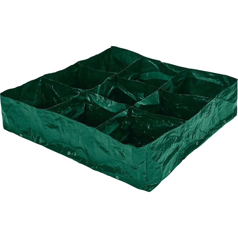 Image of Draper Reusable 9 Section Grow Bag Planter 230l