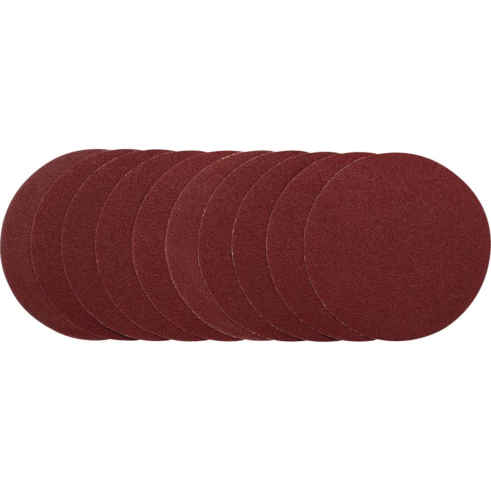 Draper Aluminium Oxide Sanding Discs 200mm 200mm 40g Pack of 10