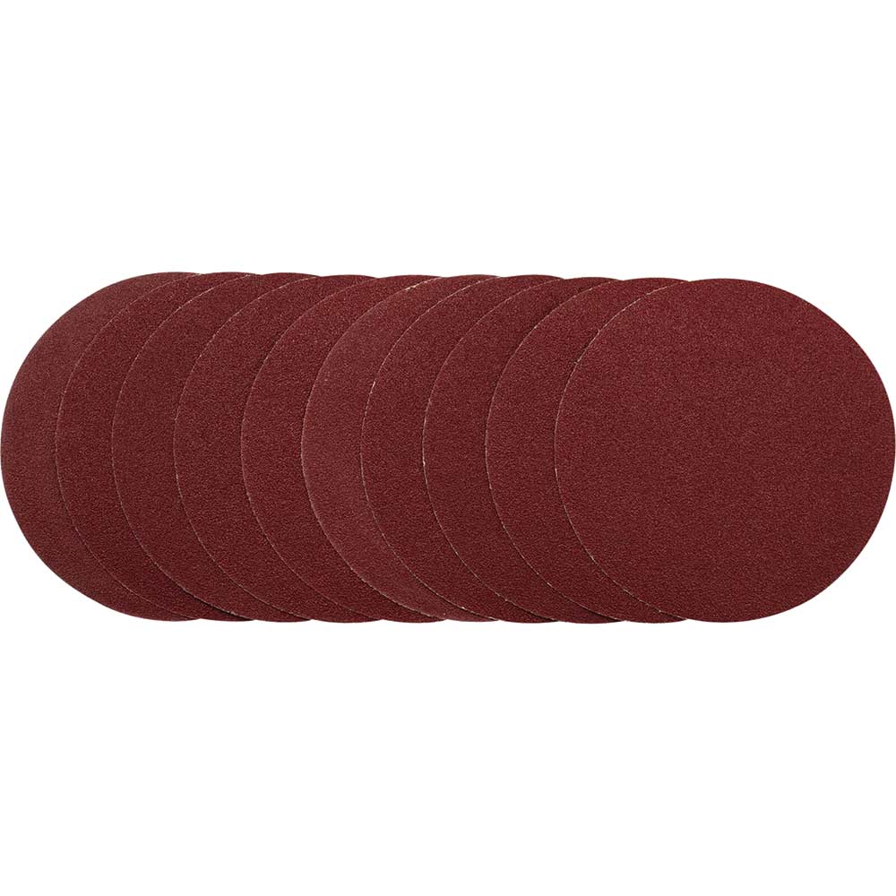 Image of Draper Aluminium Oxide Sanding Discs 200mm 200mm 40g Pack of 10