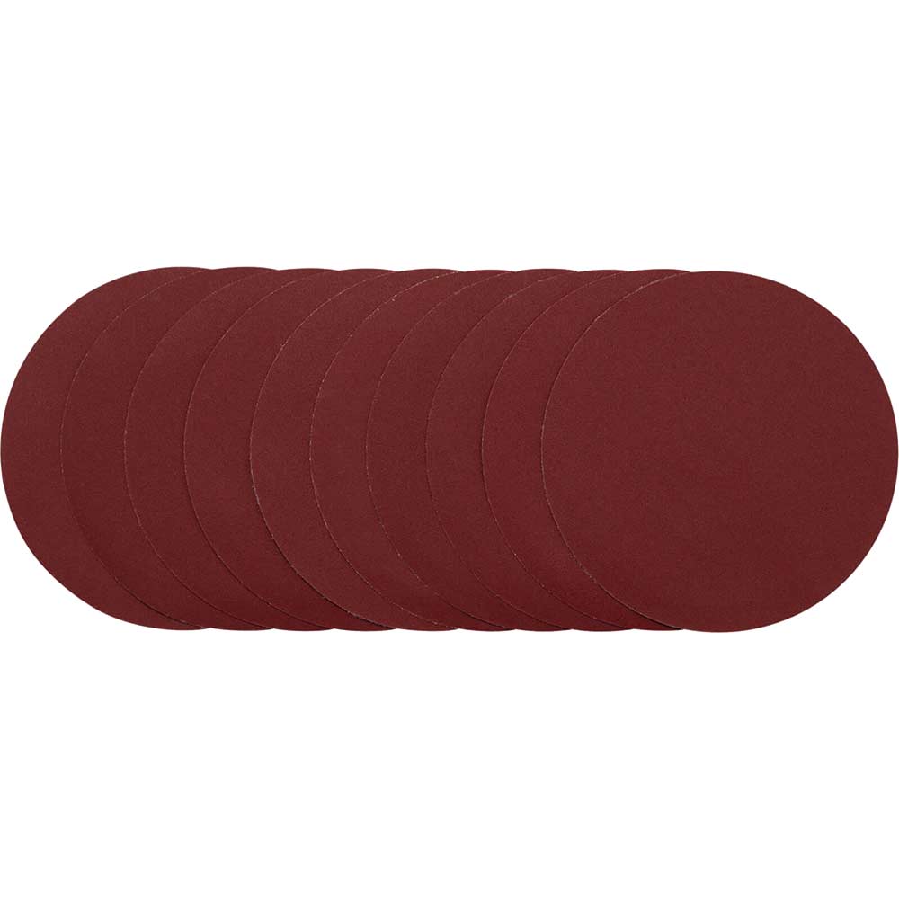 Draper Aluminium Oxide Sanding Discs 200mm 200mm 240g Pack of 10