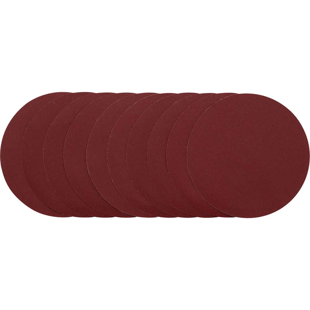 Image of Draper Aluminium Oxide Sanding Discs 200mm 200mm 240g Pack of 10