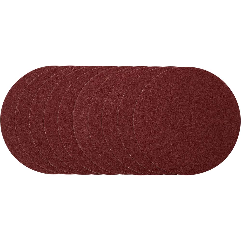 Image of Draper Aluminium Oxide Sanding Discs 230mm 230mm 40g Pack of 10