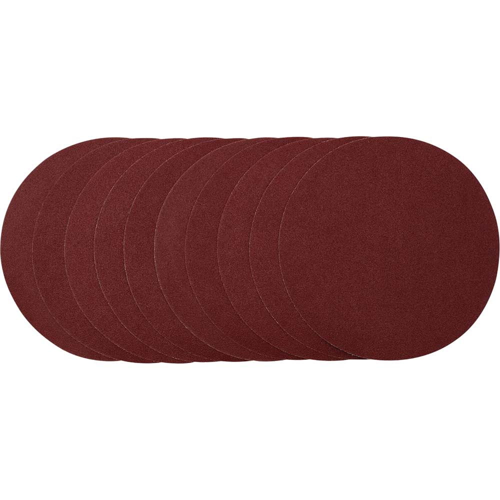 Draper Aluminium Oxide Sanding Discs 230mm 230mm 80g Pack of 10