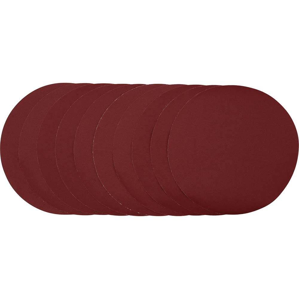 Image of Draper Aluminium Oxide Sanding Discs 230mm 230mm 240g Pack of 10