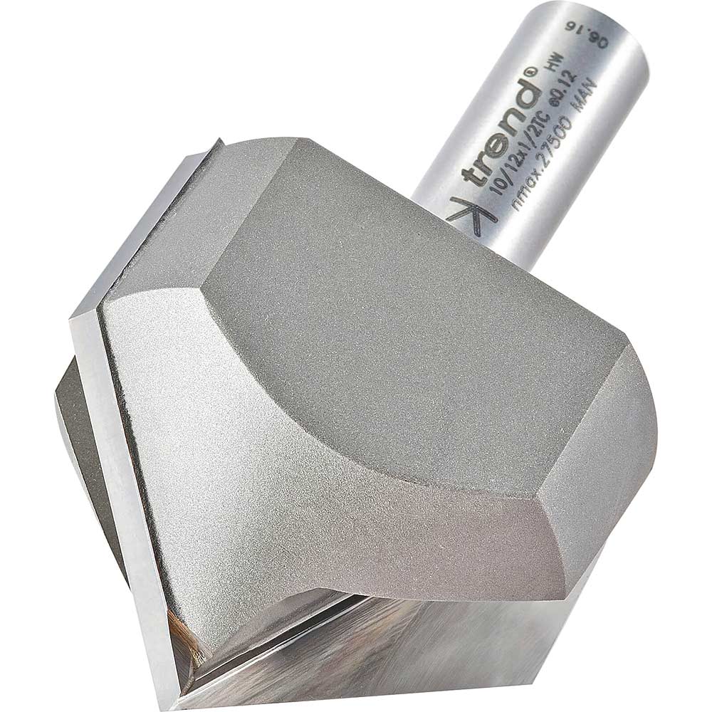 Image of Trend Chamfer V Groove Router Cutter 51mm 25mm 1/2"