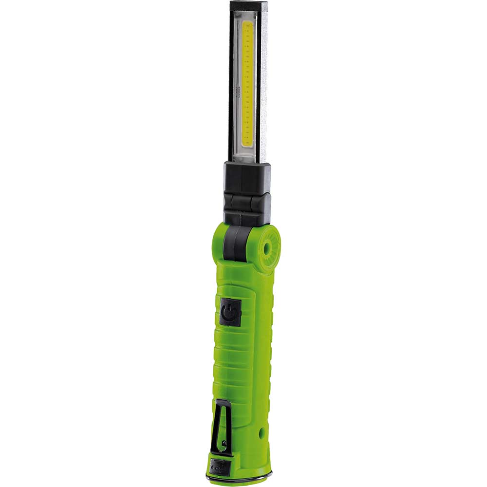 Image of Draper 3W Cob LED Rechargeable Slimline Inspection Lamp 170 lumen Green