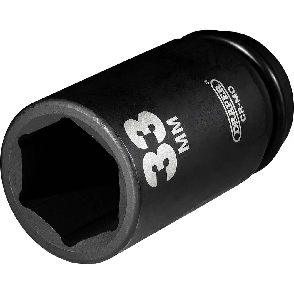 Draper Expert 3/4" Drive Deep Hexagon Impact Socket Metric 3/4" 33mm