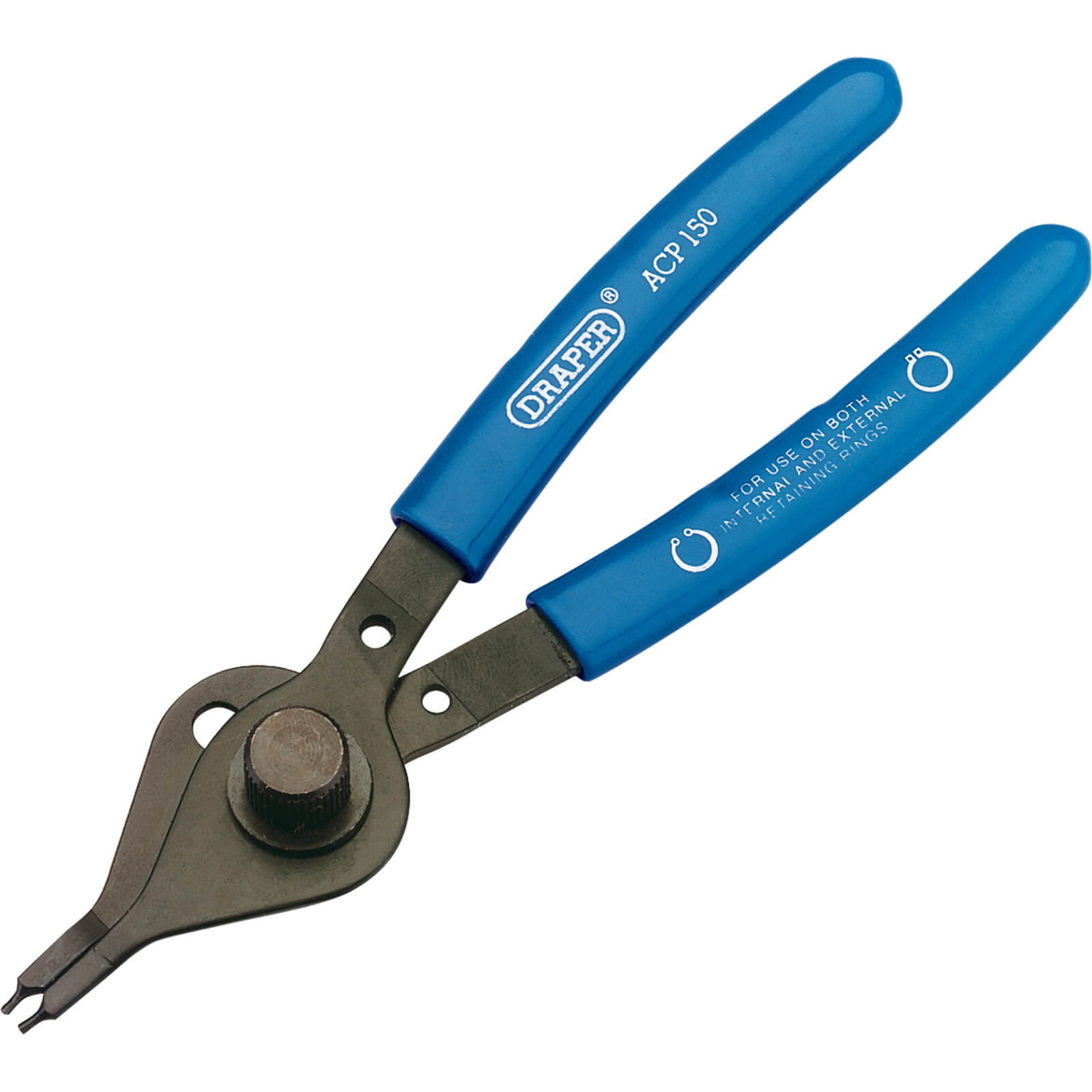 Image of Draper Straight Nose Reversible Circlip Pliers