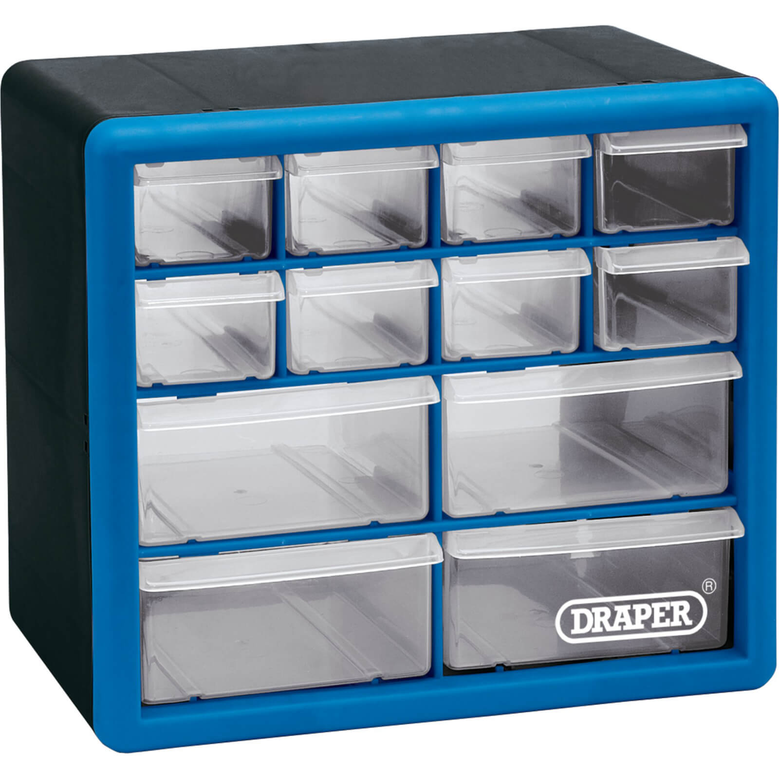 Image of Draper 12 Drawer Wall Mountable Organiser Cabinet