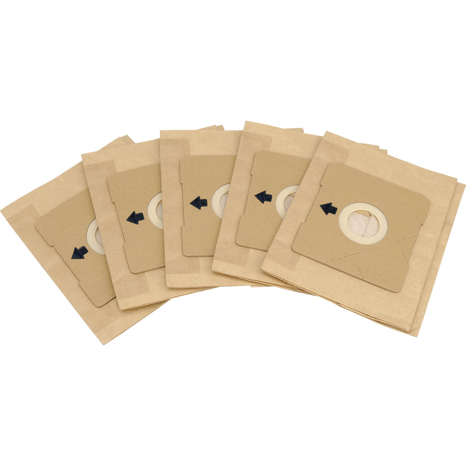 Image of Draper Paper Dust Bags for VC1600 Vacuum Cleaner Pack of 5