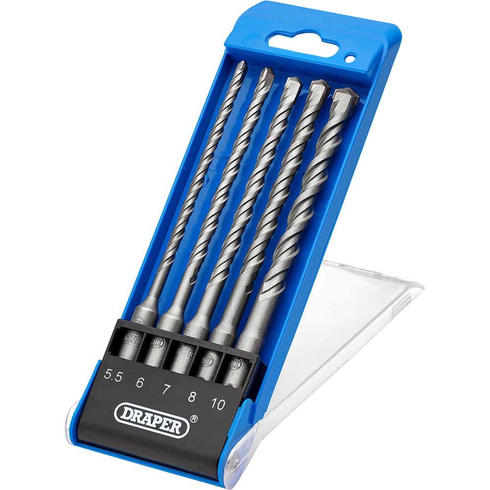 Draper 5 Piece SDS Plus Centric Drill Bit Set