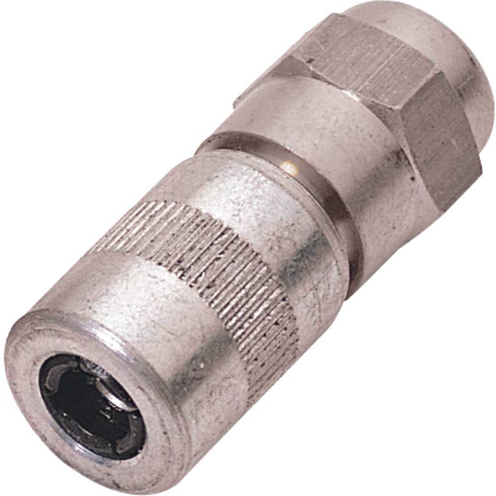 Image of Draper 1/8" Bsp Heavy Duty 4 Jaw Hydraulic Connector