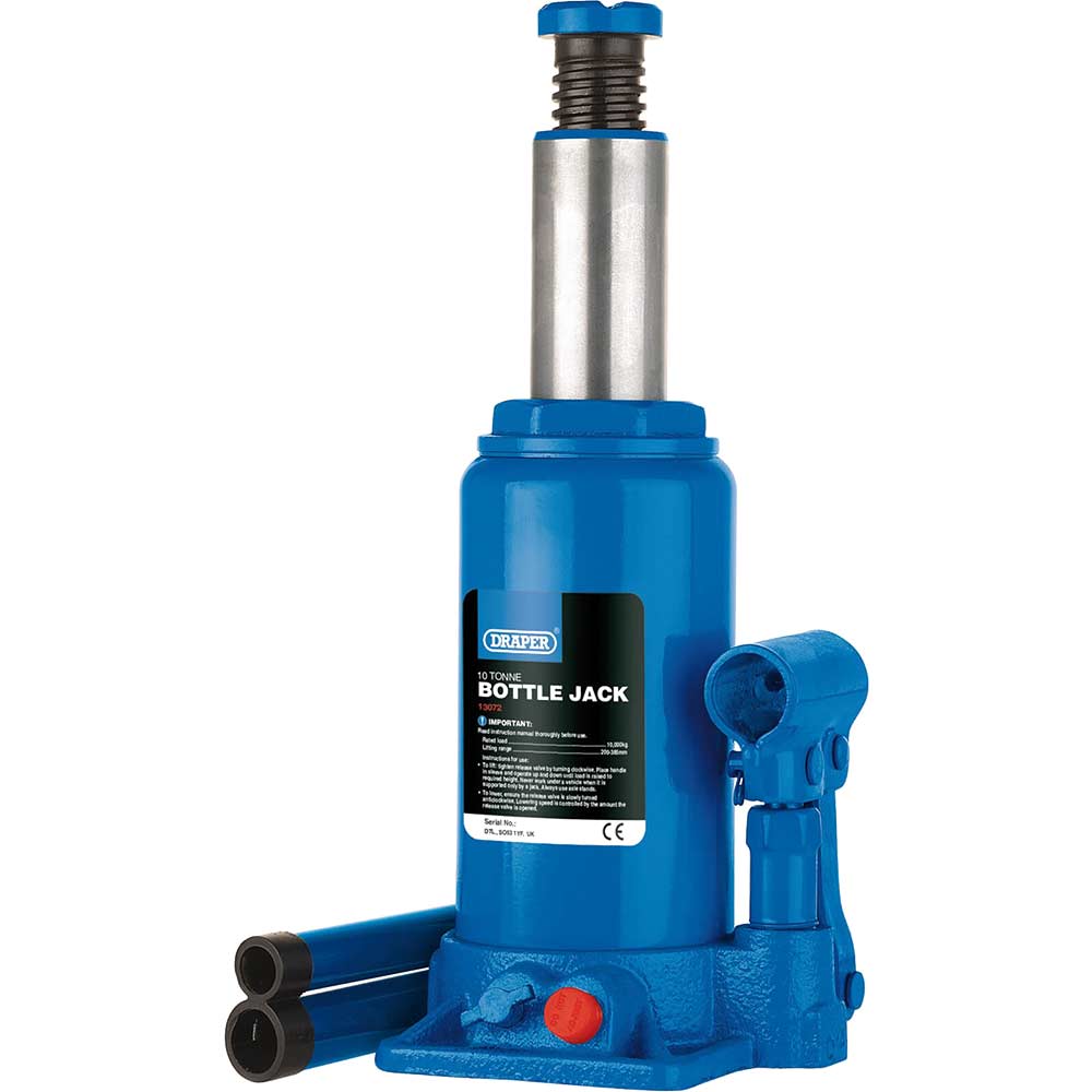 Image of Draper 130 Series Hydraulic Bottle Jack 10 Tonne