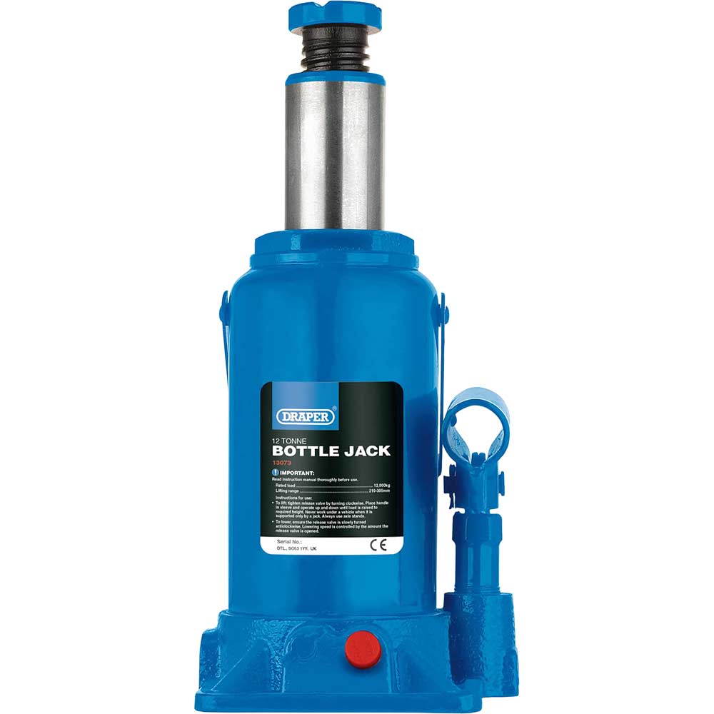 Image of Draper 130 Series Hydraulic Bottle Jack 12 Tonne