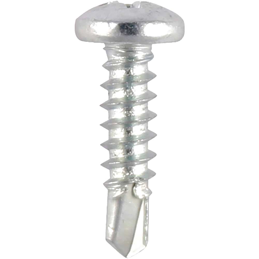 Pan Head Self Tapping Drill Point Screws BZP 4.2mm 16mm Pack of 1000