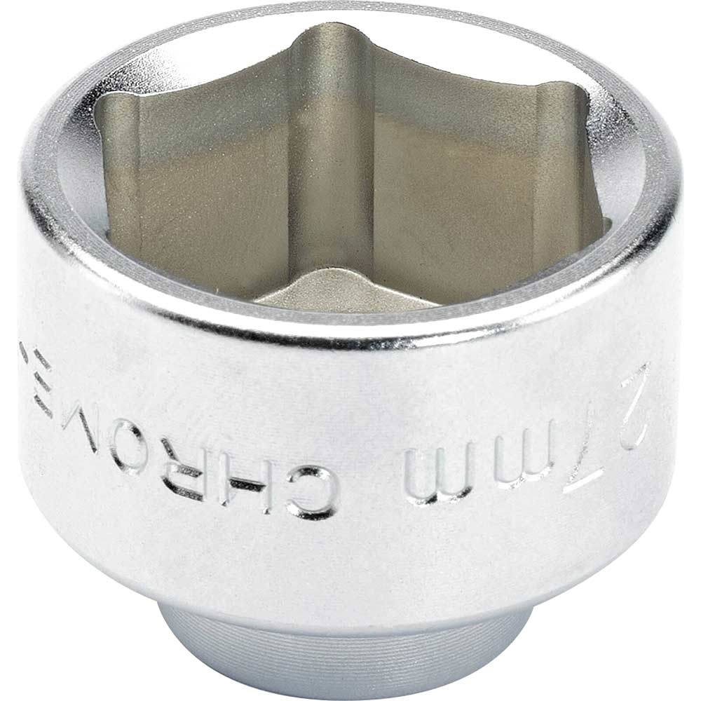 Draper Expert 3/8" Drive Oil Filter Cap Socket Metric 3/8" 27mm