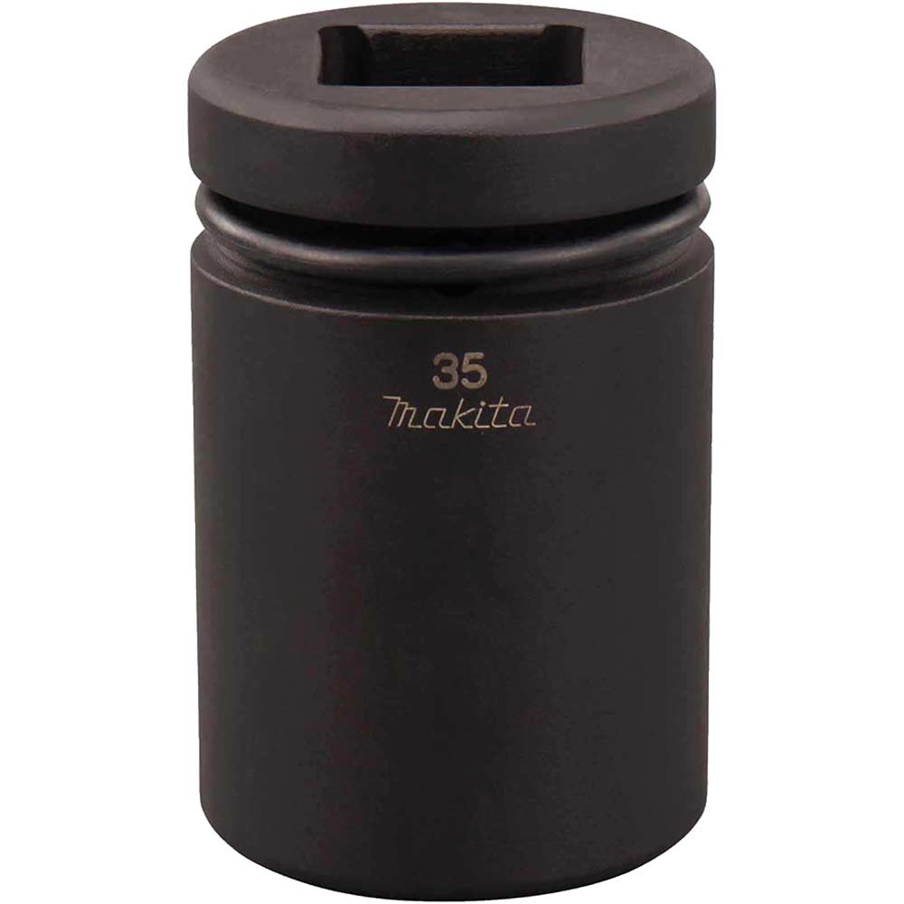Image of Makita 1" Drive Hexagon Impact Socket Metric 1" 35mm