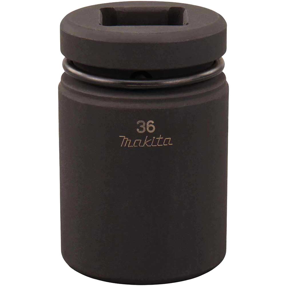 Makita 1" Drive Hexagon Impact Socket Metric 1" 36mm