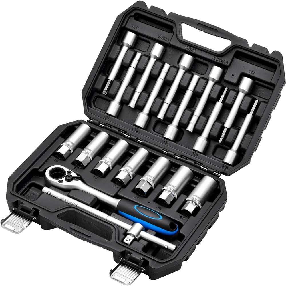 Draper 19 Piece 1/2" Drive Shock Absorber Strut Nut Socket Set 1/2
