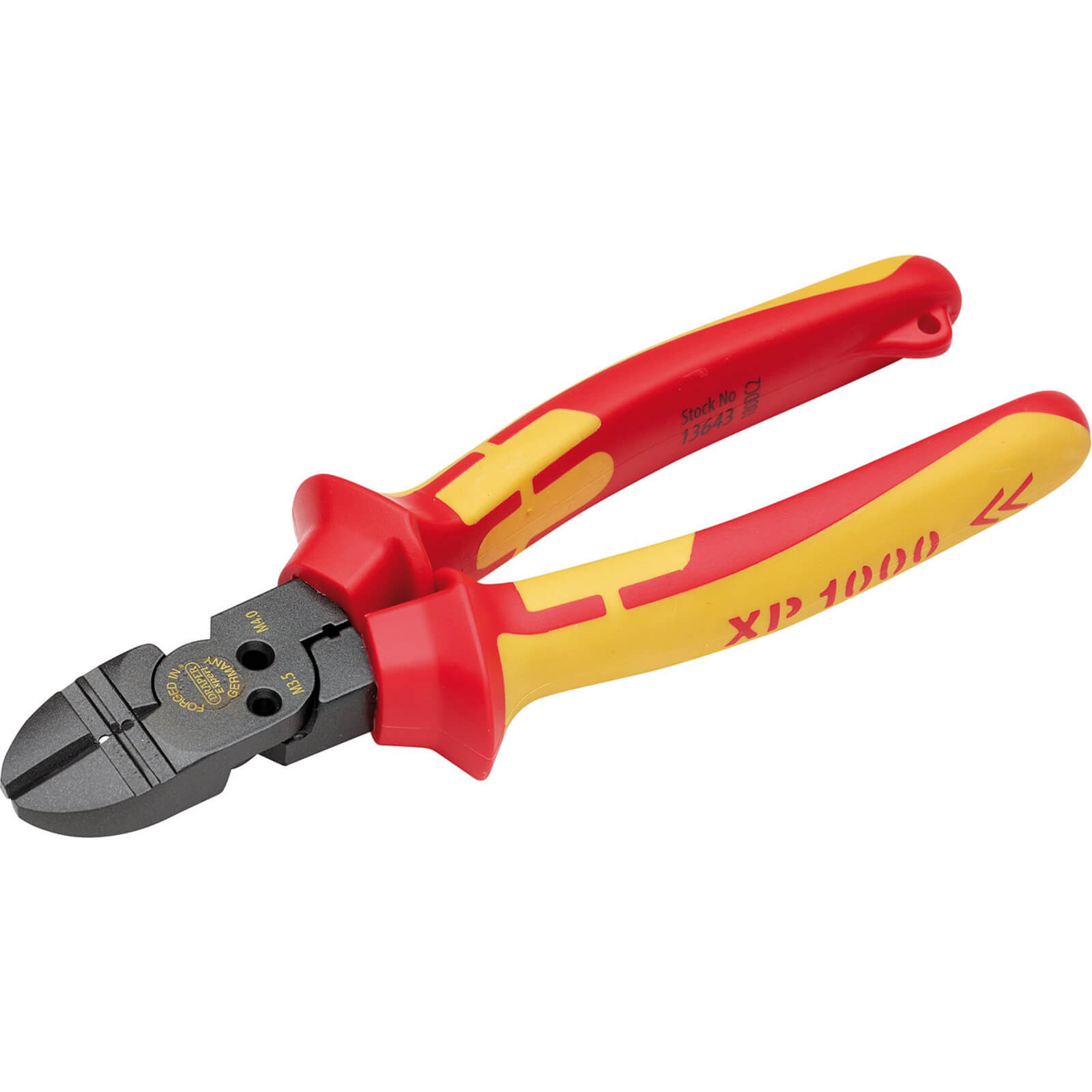 Image of Draper XP1000 VDE Insulated Tethered 4 in 1 Combination Cutter 180mm