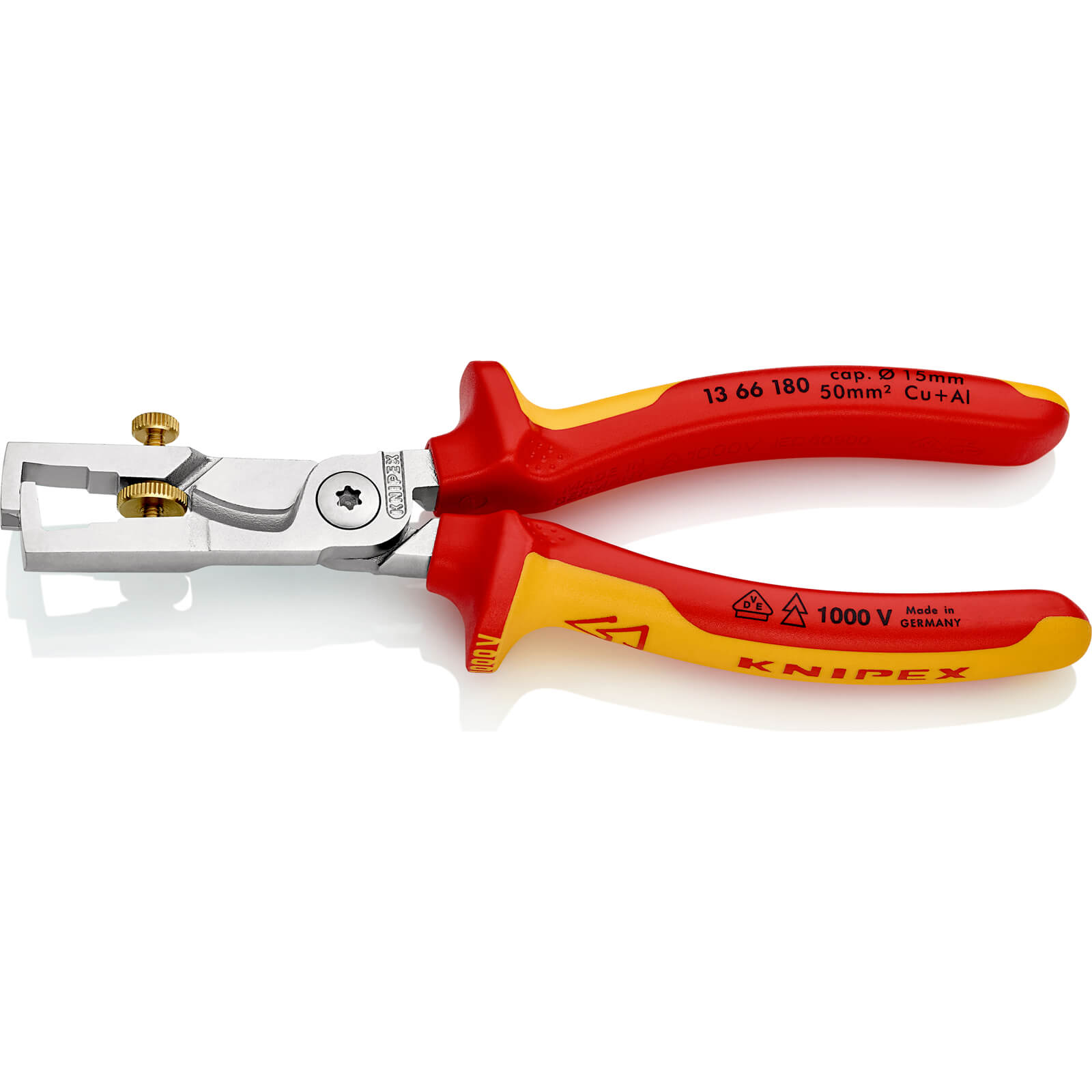Photos - Crimper / Stripper KNIPEX 13 66 StriX VDE Wire Stripper and Cable Shears Pliers 13 66 180 