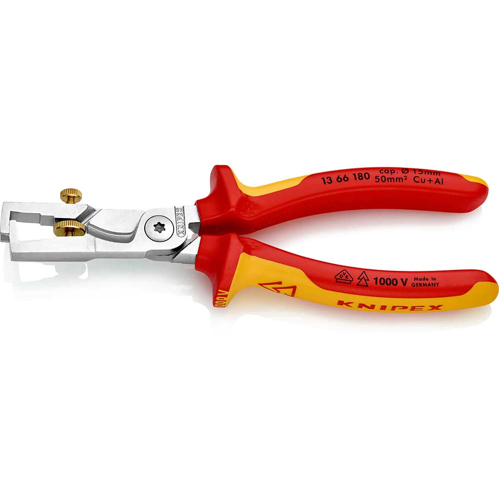 Photos - Crimper / Stripper KNIPEX 13 66 StriX VDE Wire Stripper and Cable Shears Pliers 13 66 180 