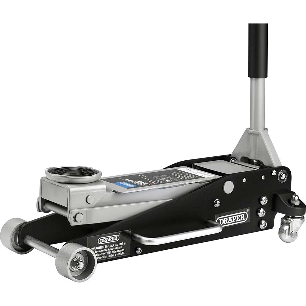 Draper Aluminium and Steel Racing Trolley Jack 2.5 Tonne