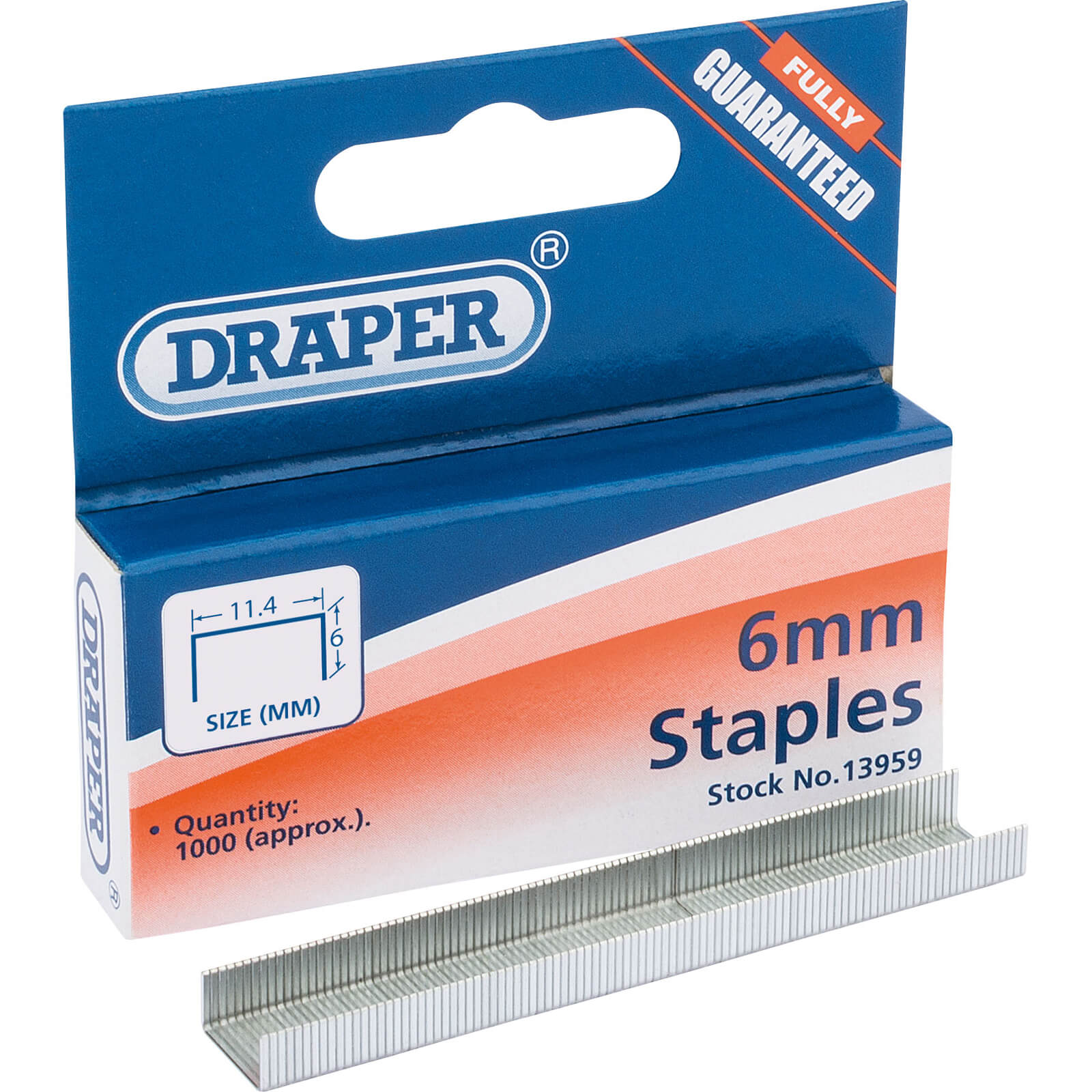 Photos - Staples Draper Steel  6mm Pack of 1000 