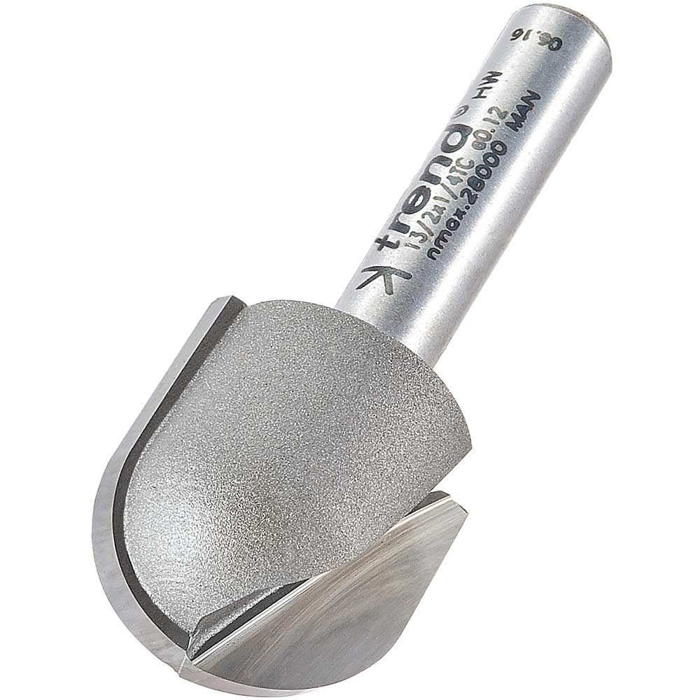 Trend Radius Router Cutter 18mm 19mm 1/4