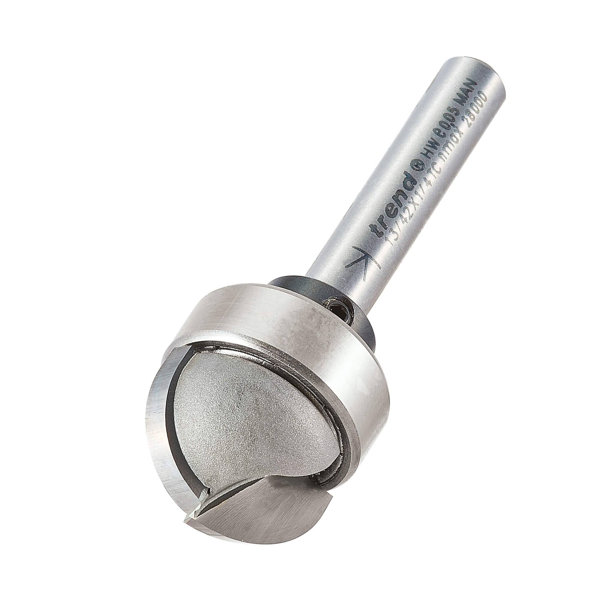 Image of Trend Radius Bearing Guided Router Cutter 19mm 11mm 1/4"