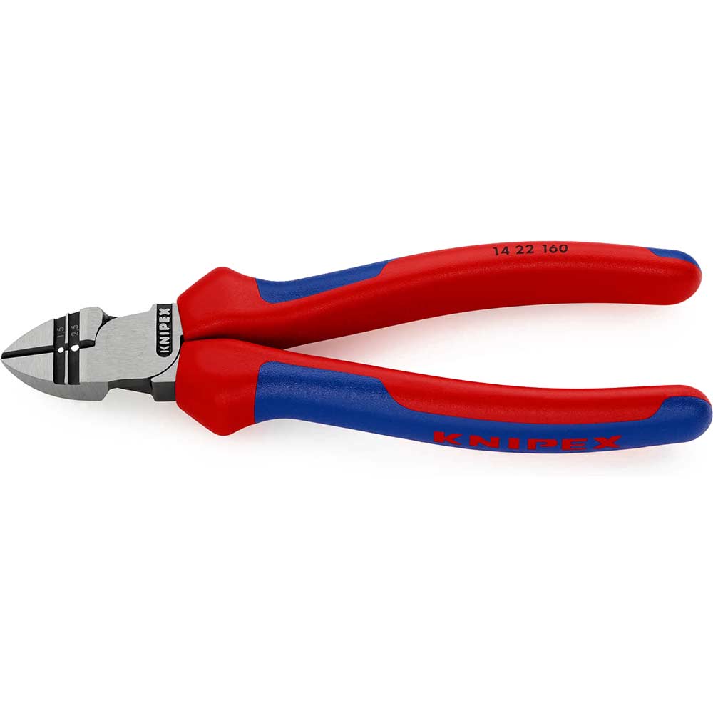 Image of Knipex 14 22 Wire Stripping and Cutting Pliers 160mm