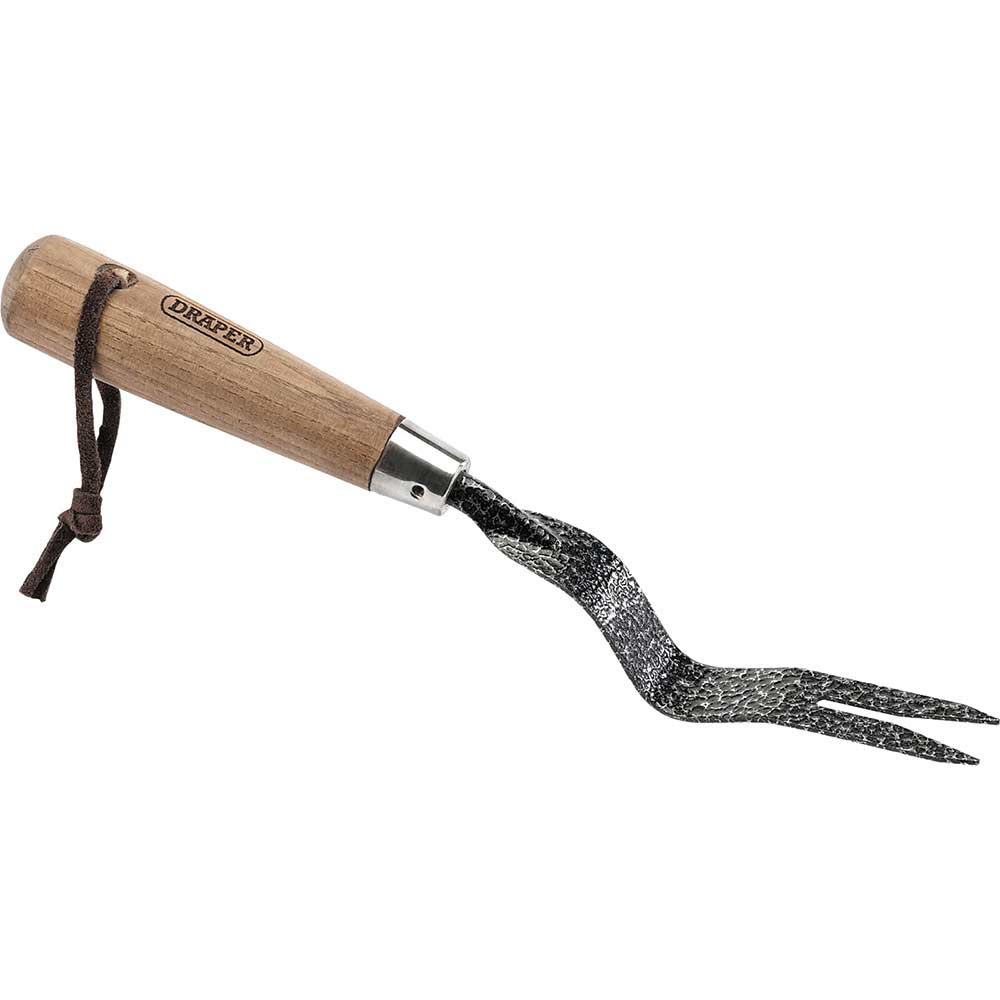 Image of Draper Carbon Steel Heavy Duty Hand Weeder Ash Handle