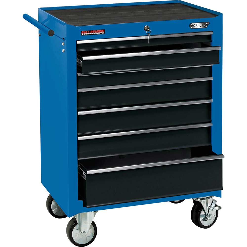 Draper 7 Drawer Tool Roller Cabinet Blue