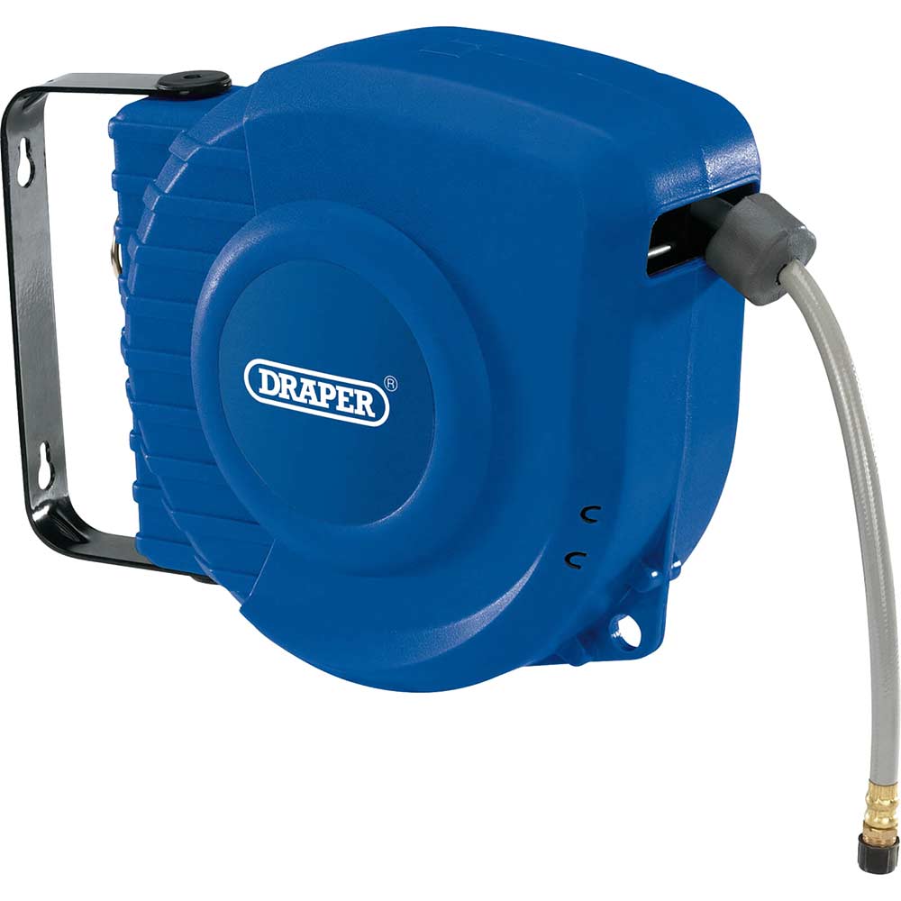 Image of Draper Retractable Air Line Hose Reel 12m