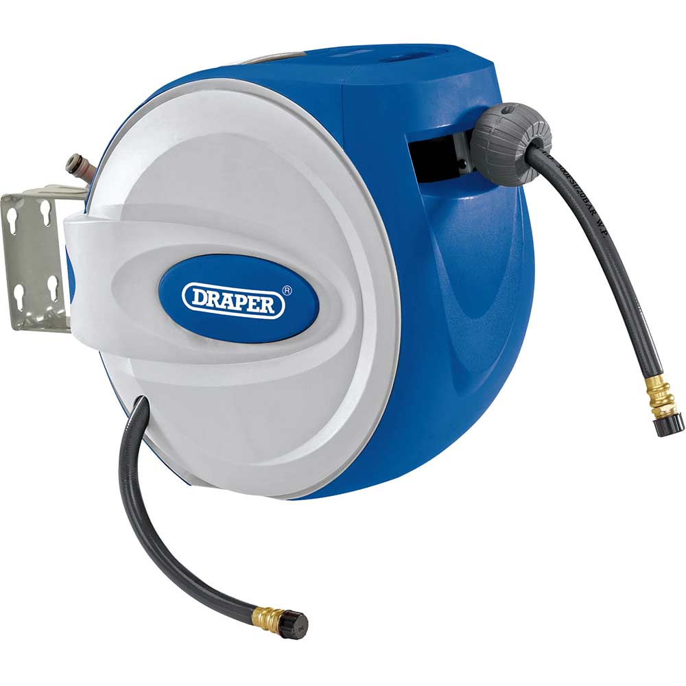 Draper Retractable Air Line Hose Reel 30m