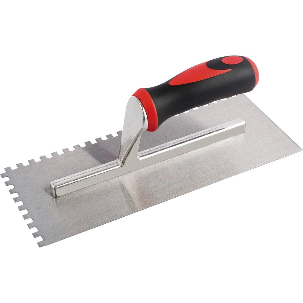 Image of Draper Redline Soft Grip Adhesive Tiling Trowel 11"