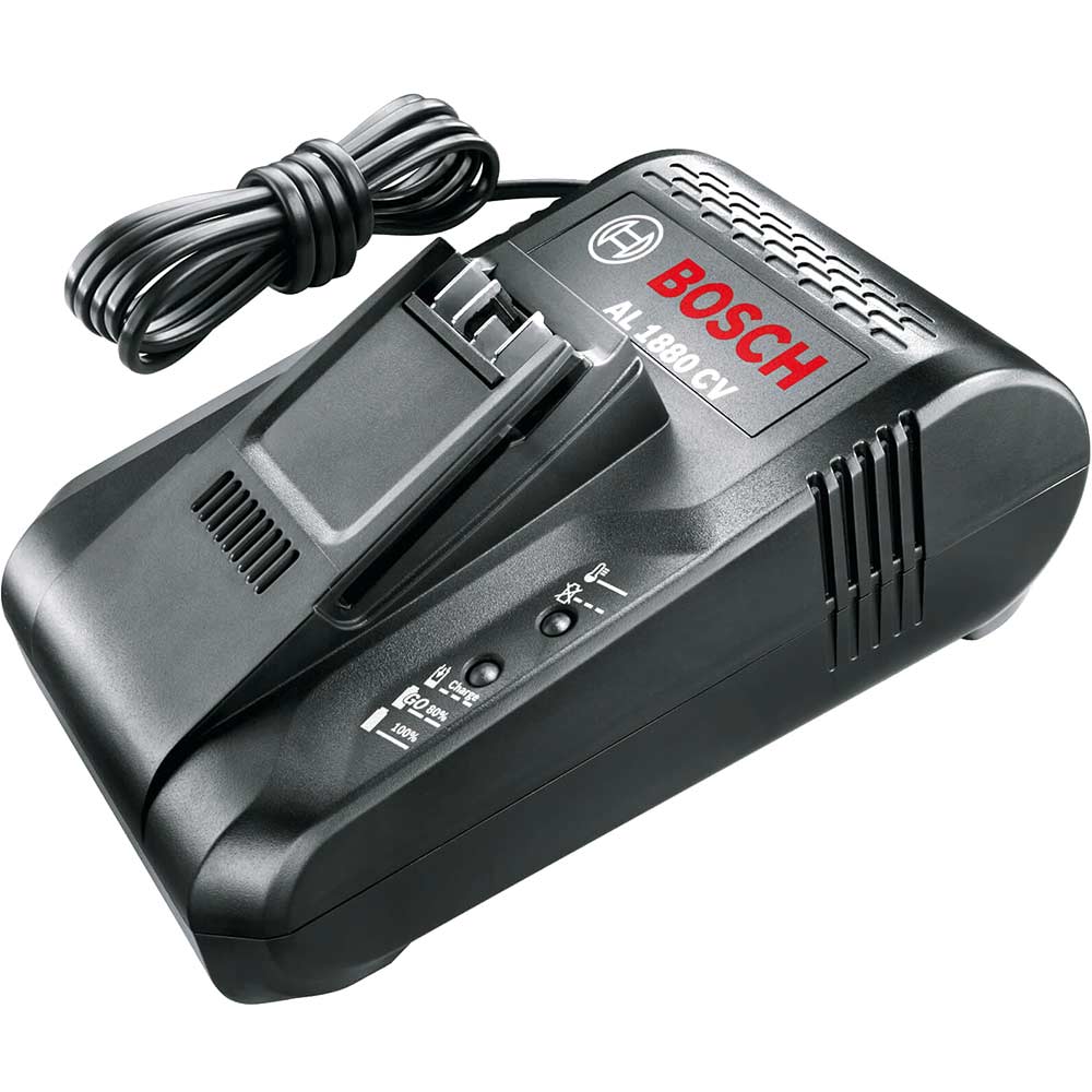 Bosch Genuine AL 1880 CV P4A 18v Cordless Li-ion 8A Super Fast Battery Charger 240v