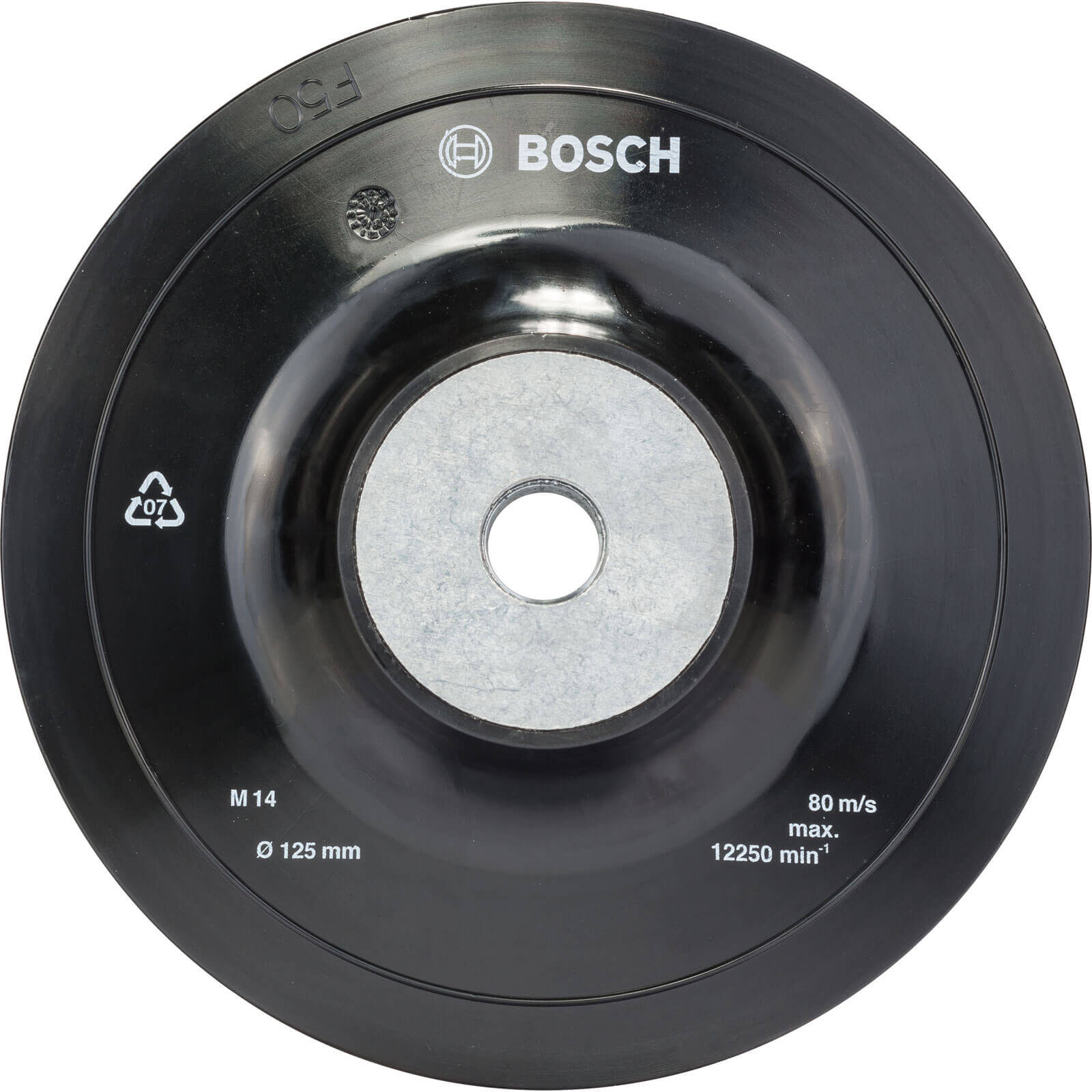 Image of Bosch M14 Angle Grinder Backing Pad 125mm