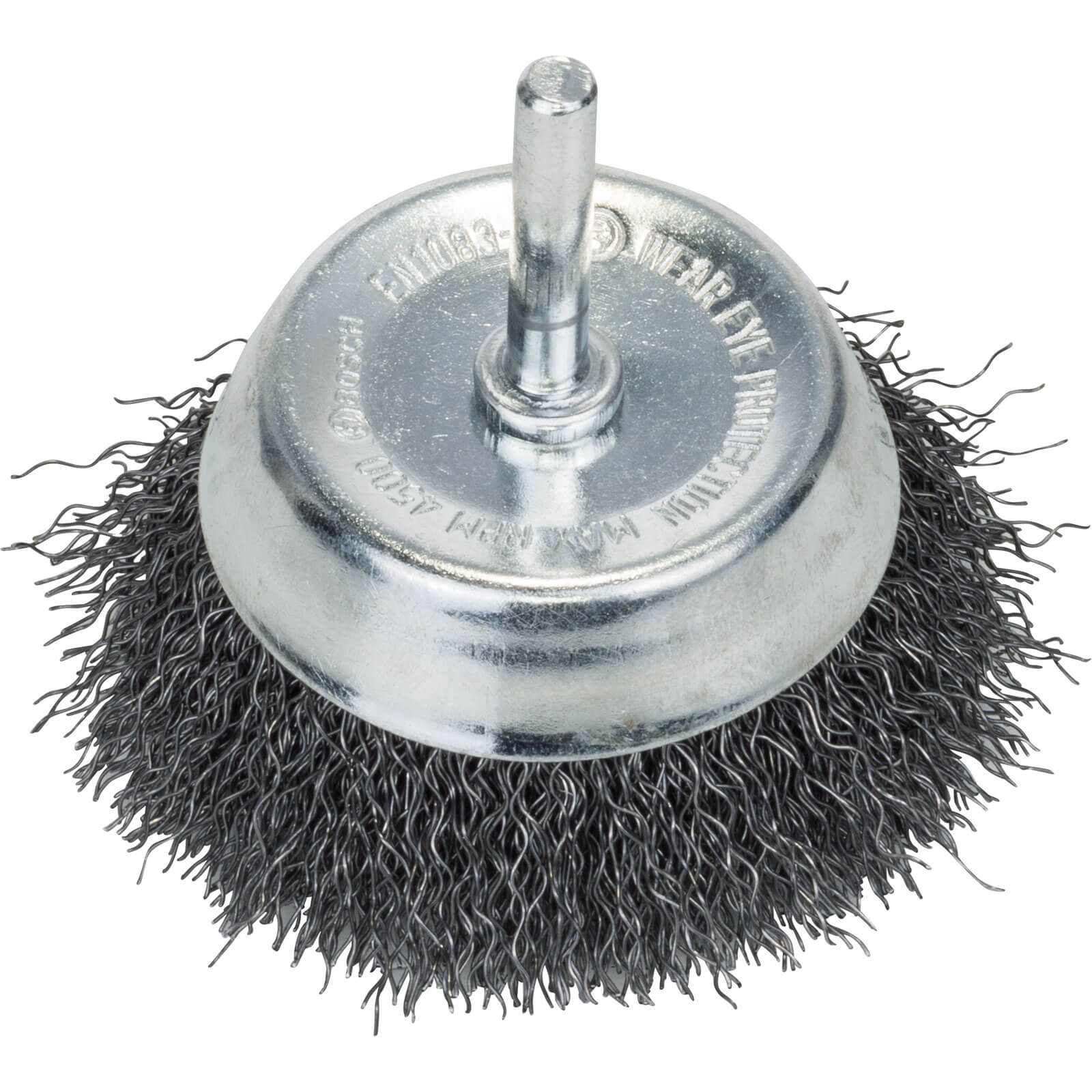Image of Bosch 0.3mm Crimped Steel Wire Brush 70mm 6mm Shank