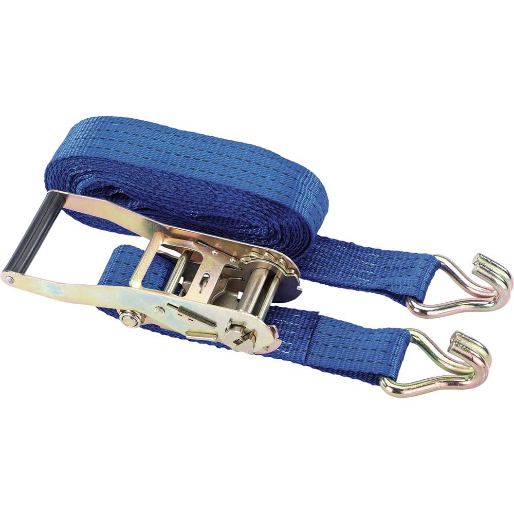 Draper Heavy Duty Ratcheting Tie Down Straps 50mm 8m 1300kg