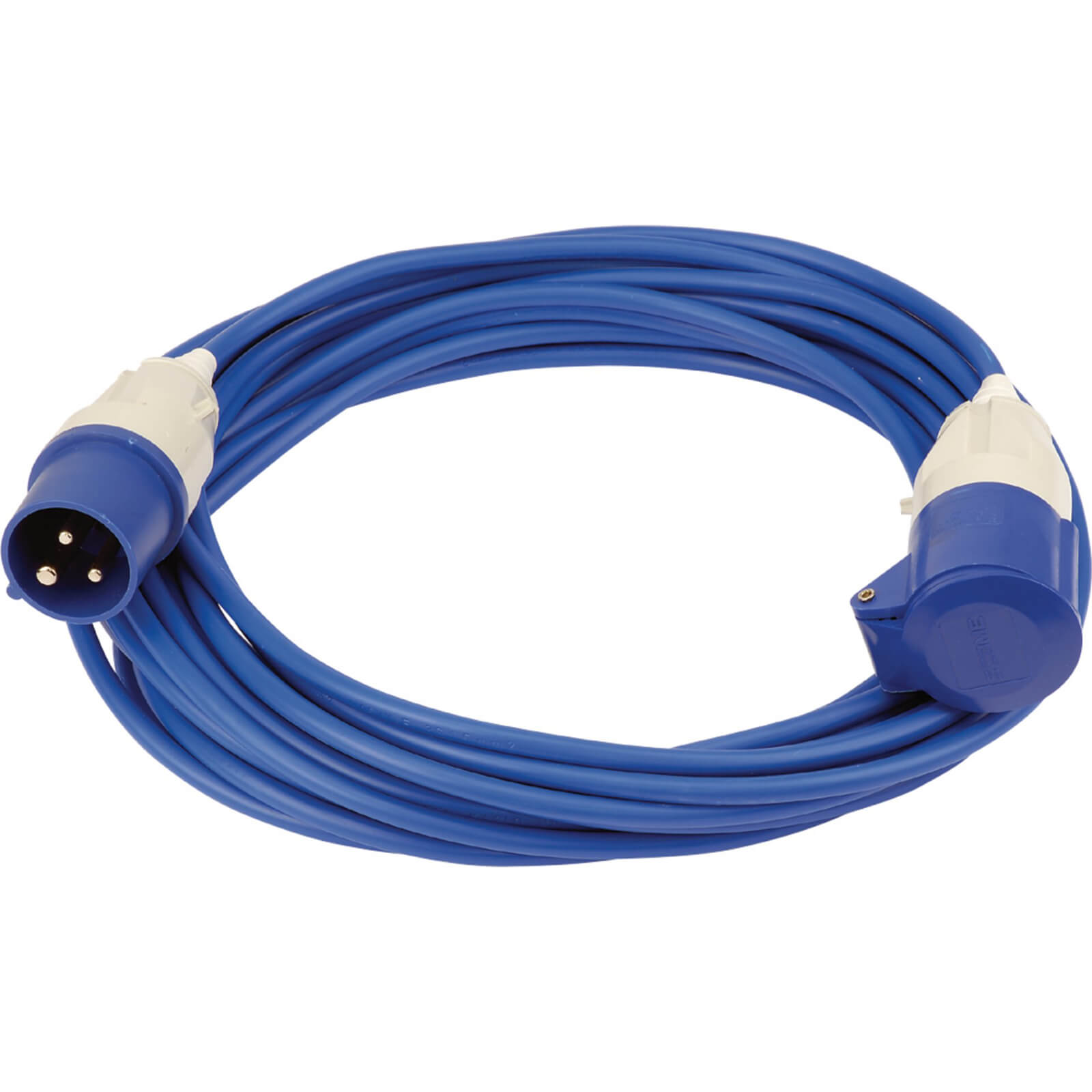 Image of Draper Extension Trailing Lead 16 amp Blue Cable 240v 14m