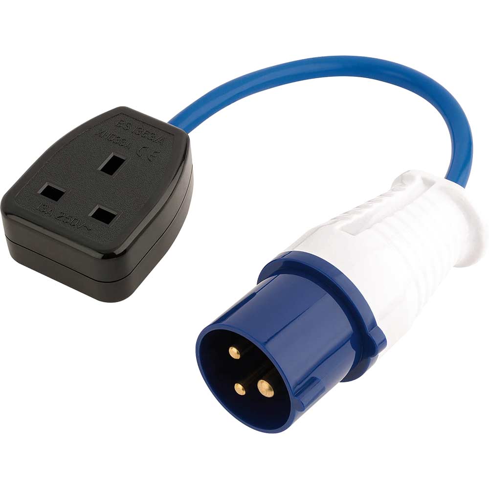 Image of Draper 230v 16A to 13A Adaptor Lead