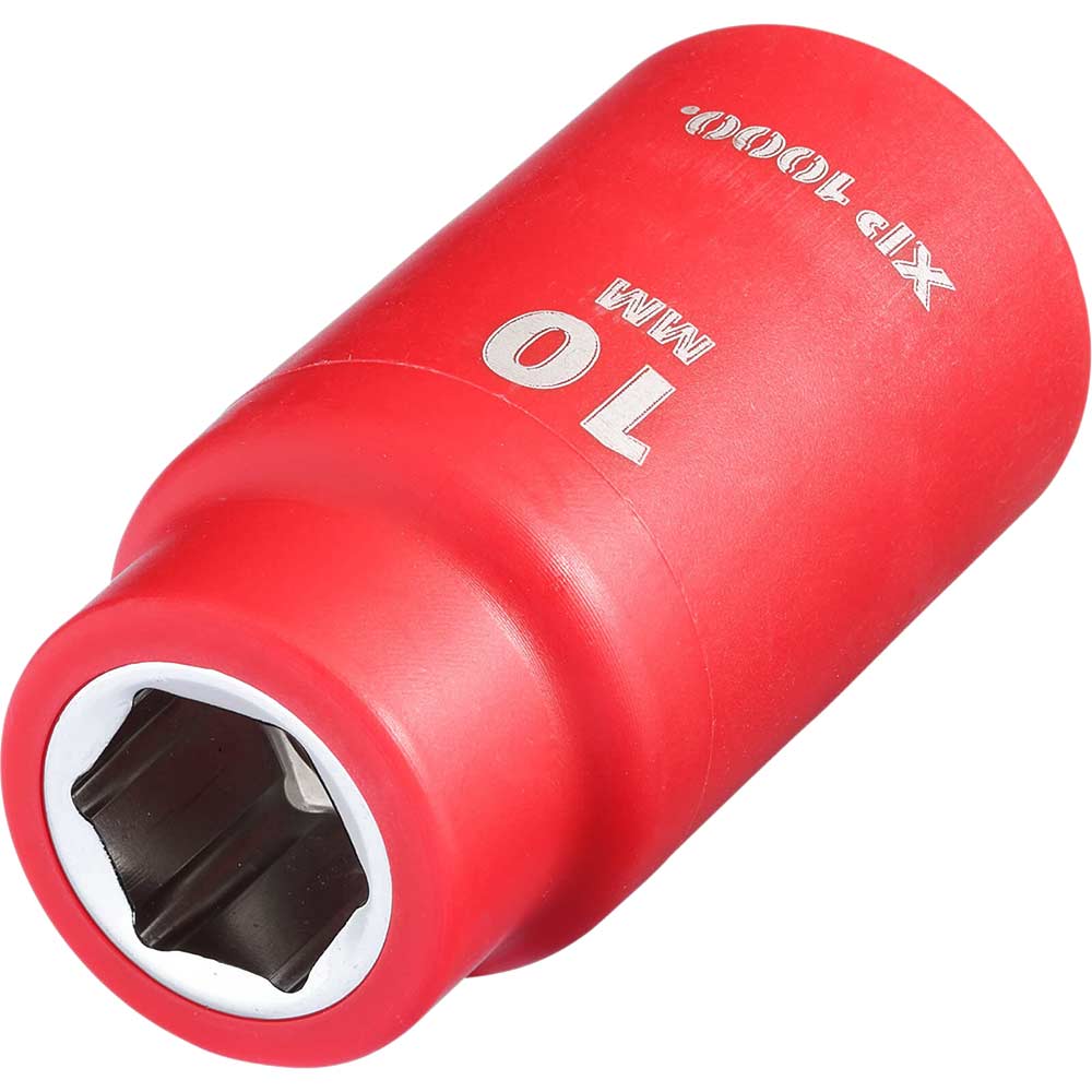 Draper XP1000 3/8" Drive VDE Insulated Hexagon Socket 3/8" 10mm