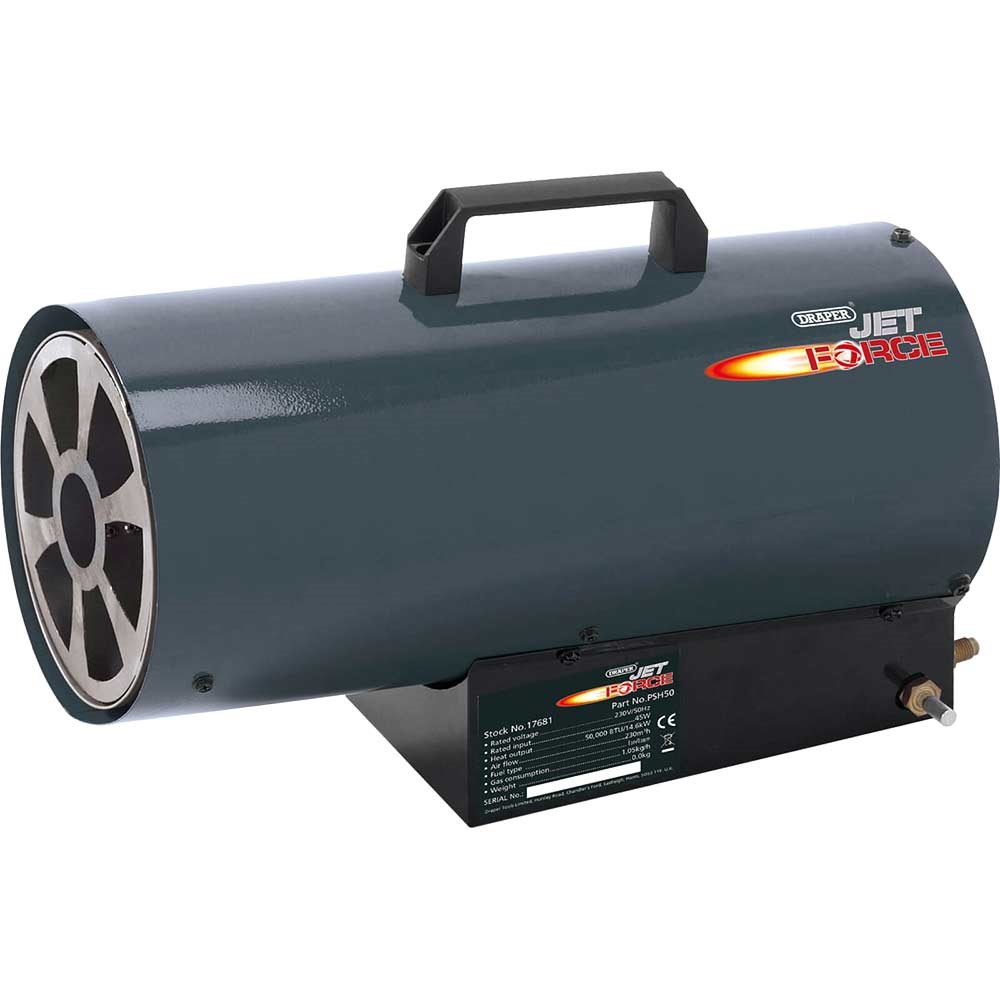 Draper PSH50 Jet Force Gas Space Heater | Space Heaters