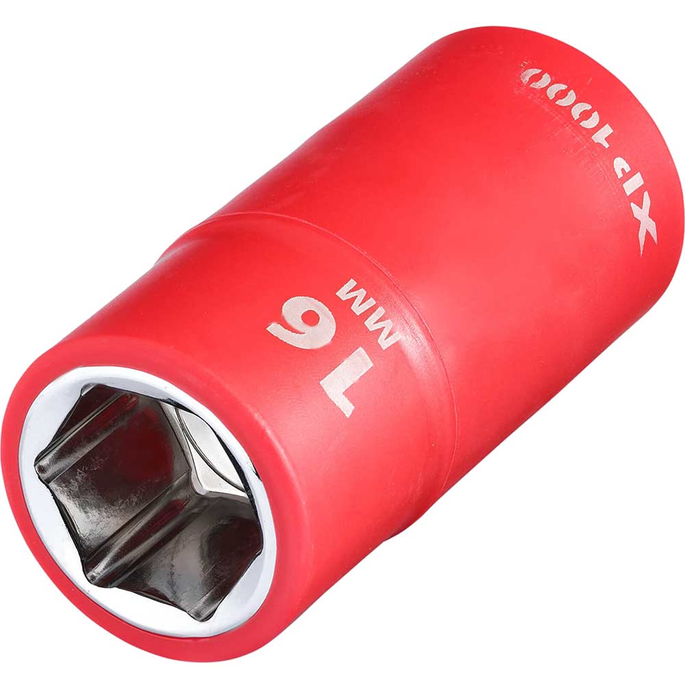 Draper XP1000 1/2" Drive VDE Insulated Hexagon Socket 1/2" 16mm