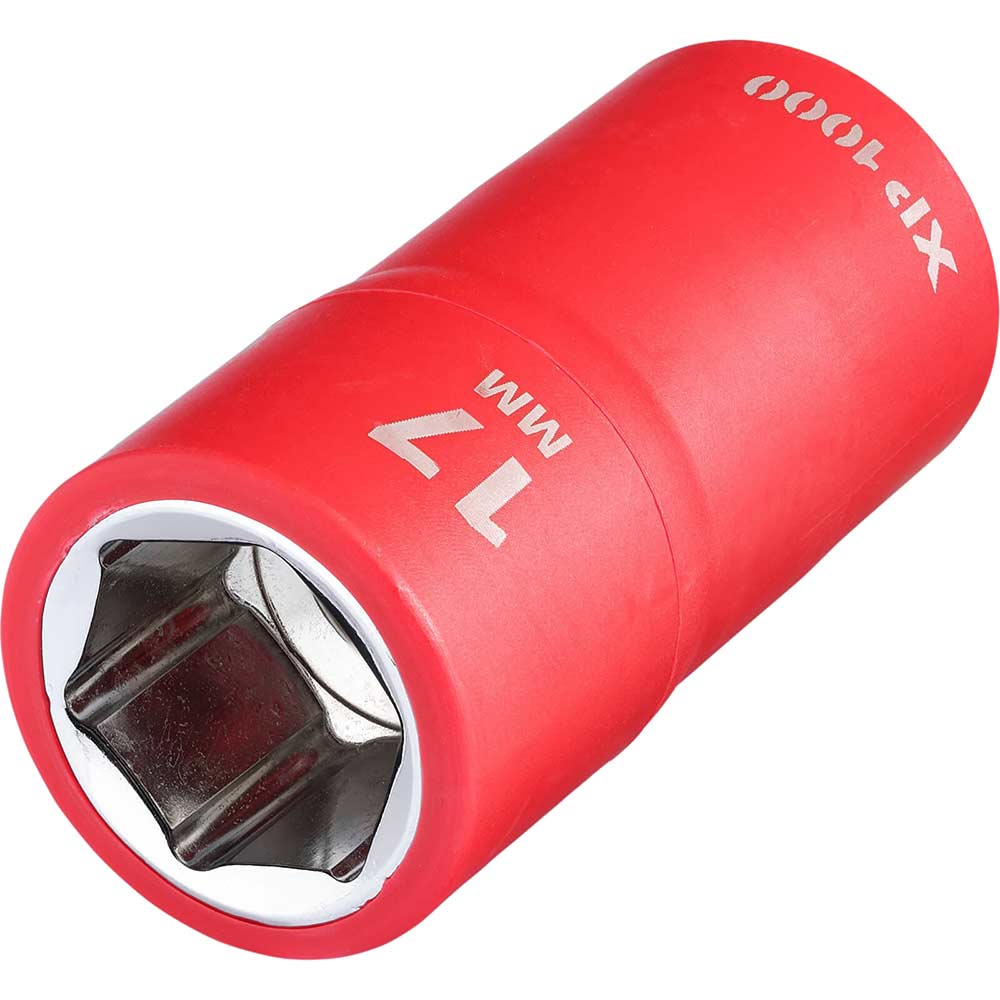 Draper XP1000 1/2" Drive VDE Insulated Hexagon Socket 1/2" 17mm