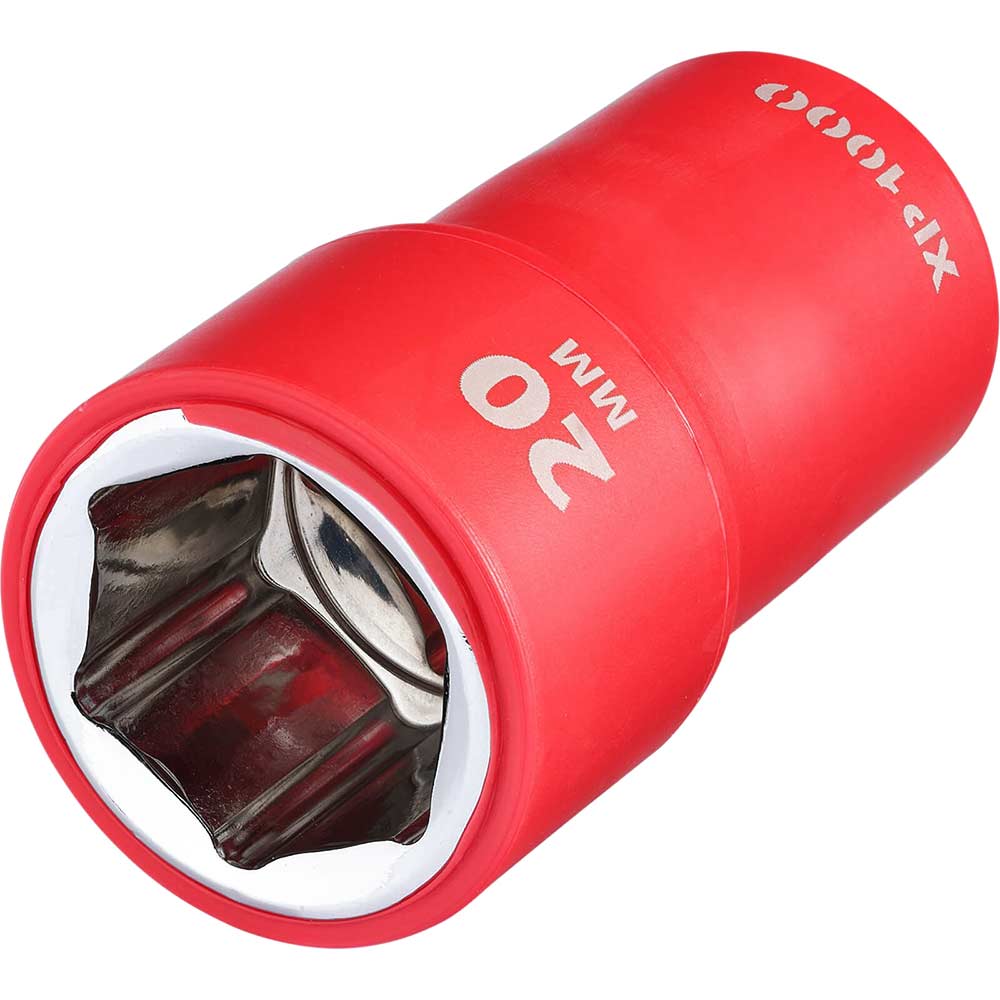 Draper XP1000 1/2" Drive VDE Insulated Hexagon Socket 1/2" 20mm